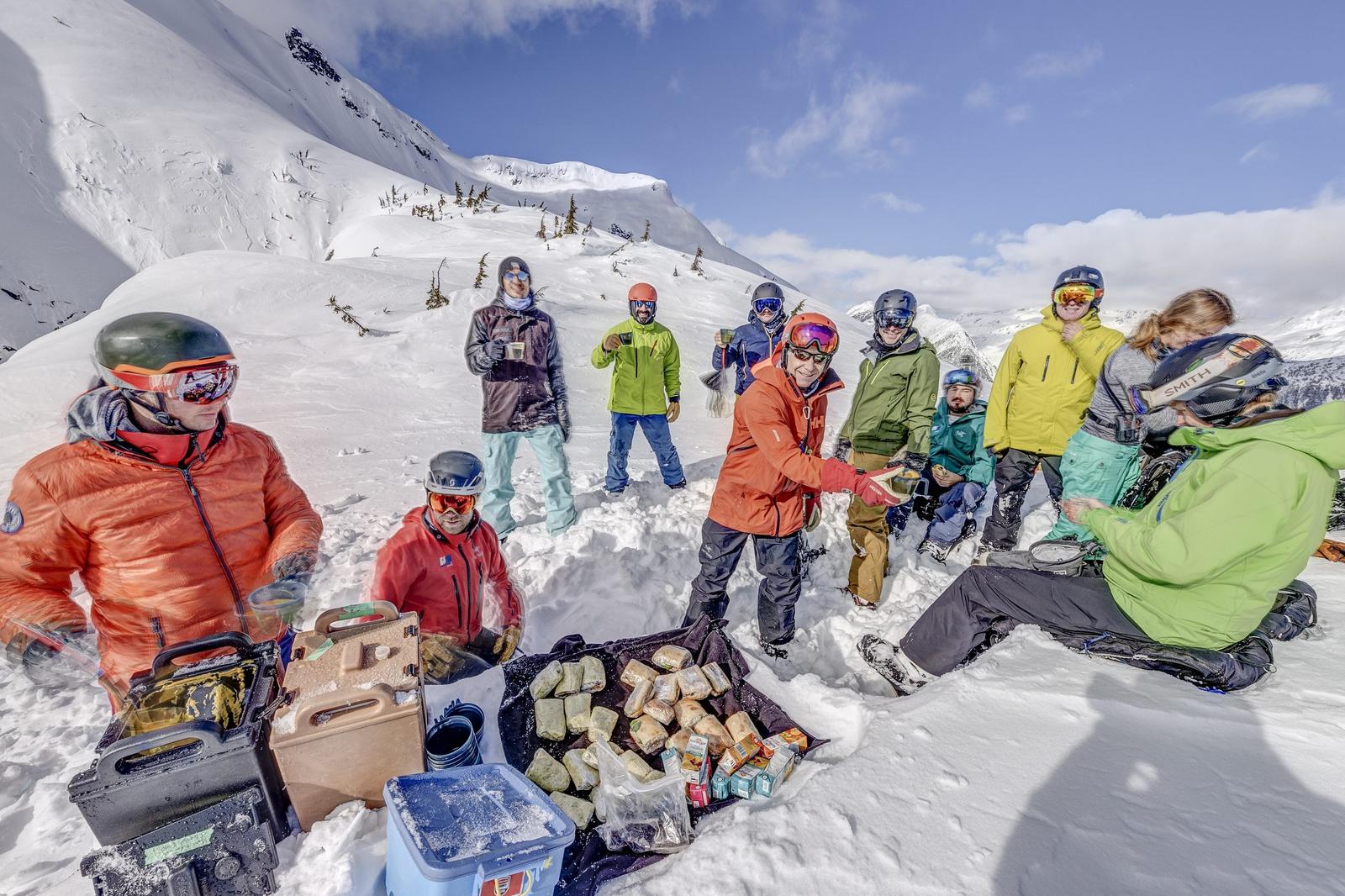 Lunch on the mountain